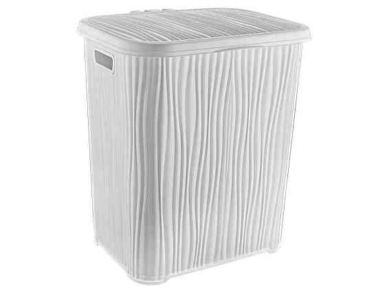 Кошик для білизни 48л білий WAVY Хвиля (X-24 (white)) OZER-L-037 ТМ OZER Київ
