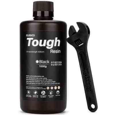 Фотополімерна смола ELEGOO Resin Tough black 1кг (50.103.0271) Вінниця