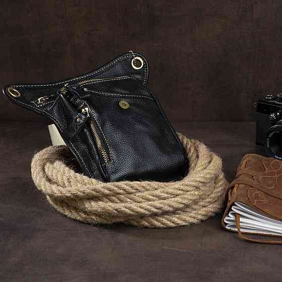 Сумка на пояс Vintage 14659 Чорна Київ