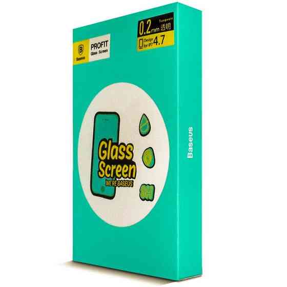 Защитное cтекло Baseus для iPhone SE 2020, iPhone 7, iPhone 8, 0.2mm, 9H (SGAPIPH7-CSB02) Киев