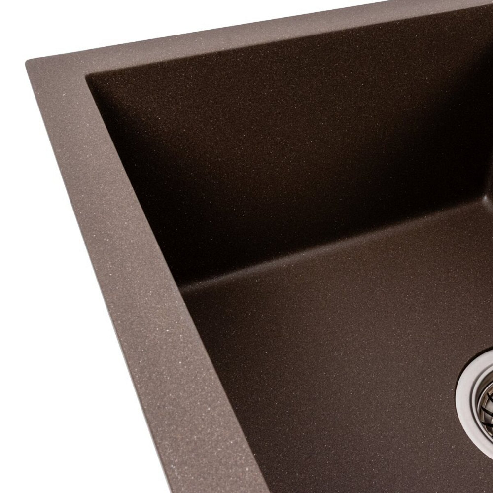 VALESO Гранітна мийка VALESO CRIPTA 6550 матова темна скеля Коломия - фото 13