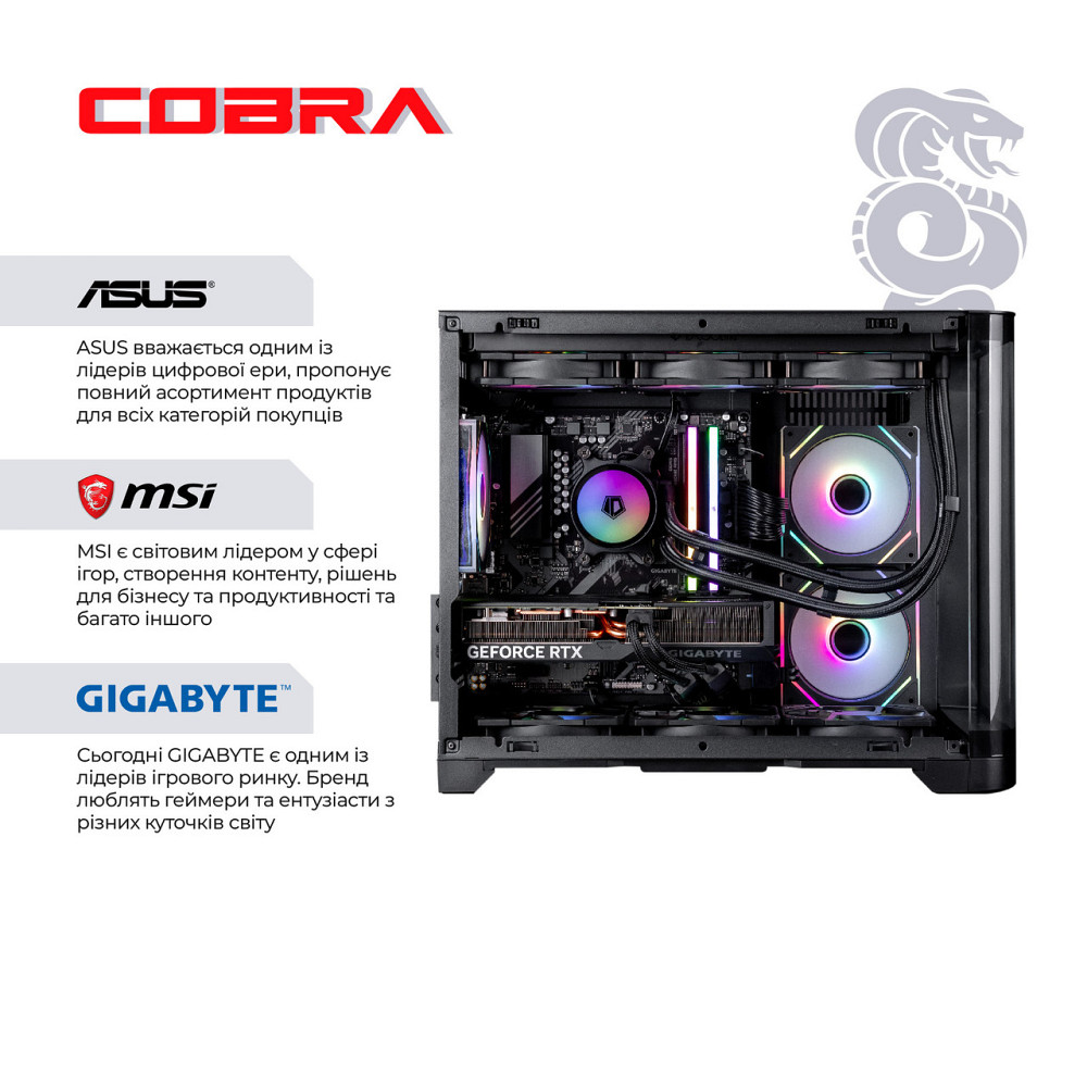 Персональний комп'ютер COBRA Gaming (A98X3D.64.S20.57T.21793) ( 22703 ) Харків - фото 5