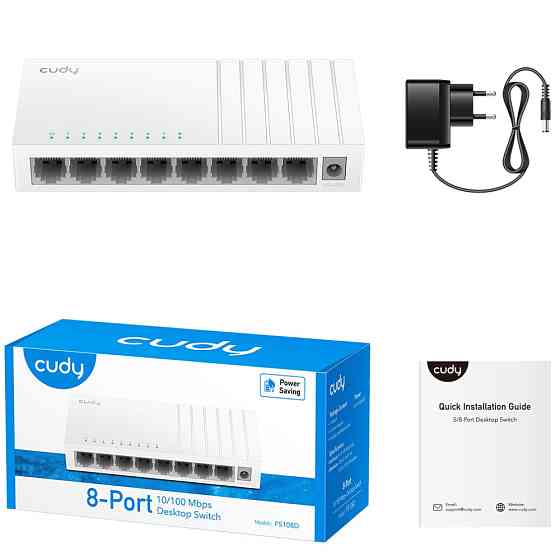 Комутатор Cudy FS108D, 8 портовий Desktop Switch Вінниця