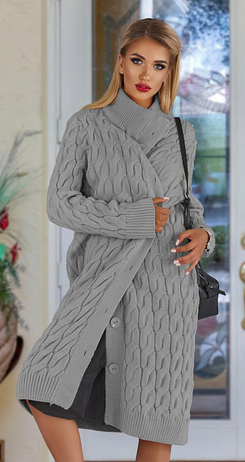 Теплий в'язаний кардиган Київ - фото 2