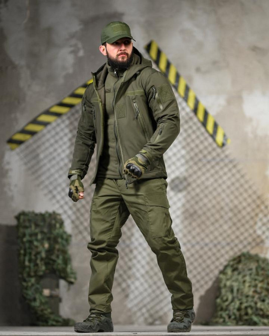 Тактичний костюм 5в1 STABITEX олива ТР6728 L Одеса - фото 3