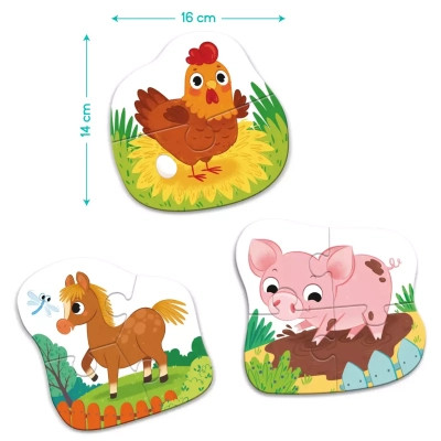 Пазл DoDo 3 в 1 День на ферме (300394) Винница - изображение 5