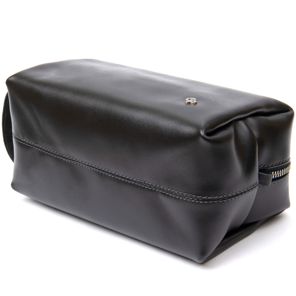 Мужской кожаный несессер GRANDE PELLE 11417 Черный Киев - изображение 6