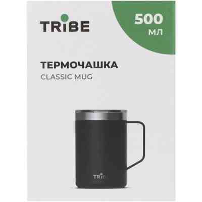 Термокружка Tribe Classic Mug 500 мл black (T-FA-0033-black) Винница