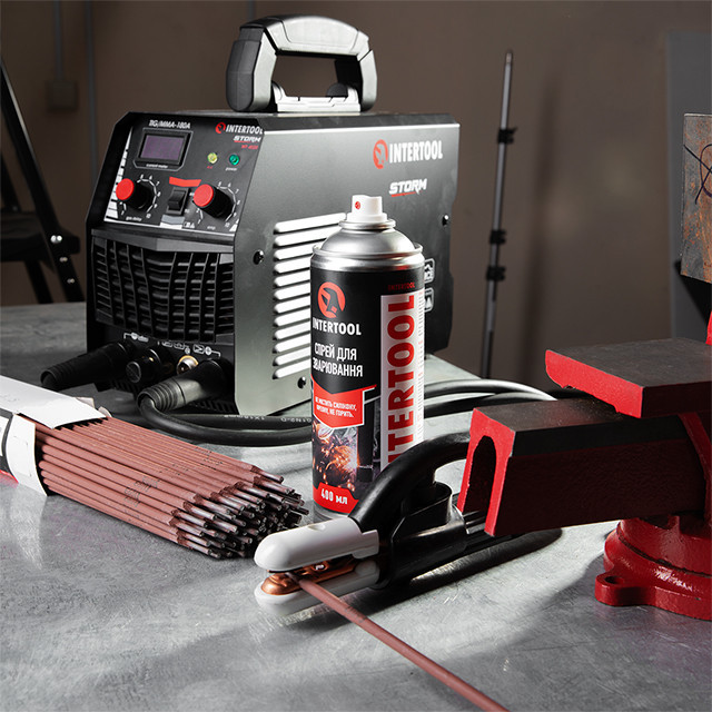 Спрей для зварювання, аерозоль, 400 мл INTERTOOL FS-0064 Київ - фото 3
