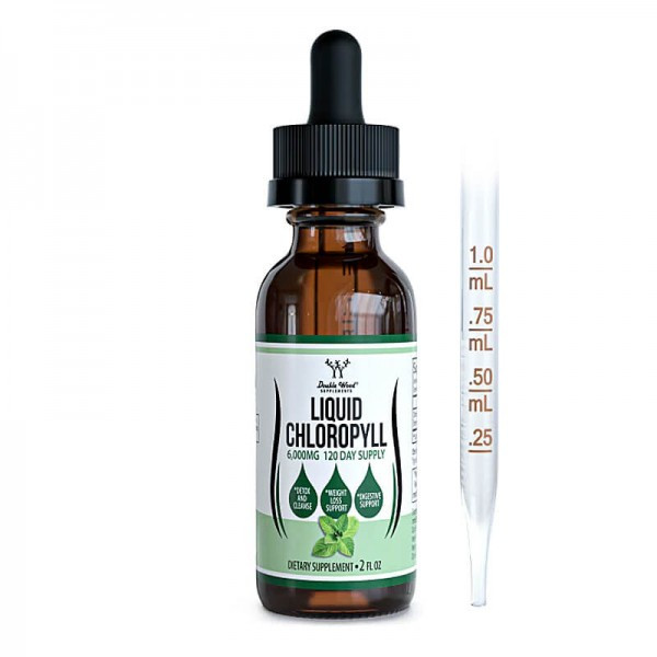 Хлорофіл Double Wood Liquid Chlorophyll Ultraconcentrate 100 mg in 1 ml, 60 ml Луцьк - фото 1