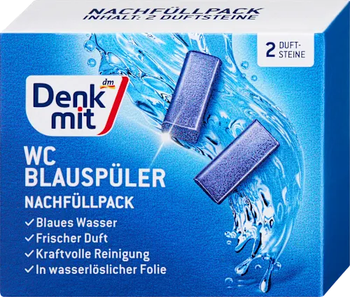 Denkmit WC-Blauspüler Nachfüllpack, 2 St Сменный набор для туалета 2шт Киев - изображение 1