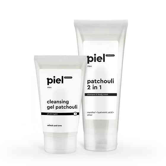 Чоловічий комплекс косметики для очищення шкіри обличчя та тіла MEN Piel, 150мл+250мл Дніпро