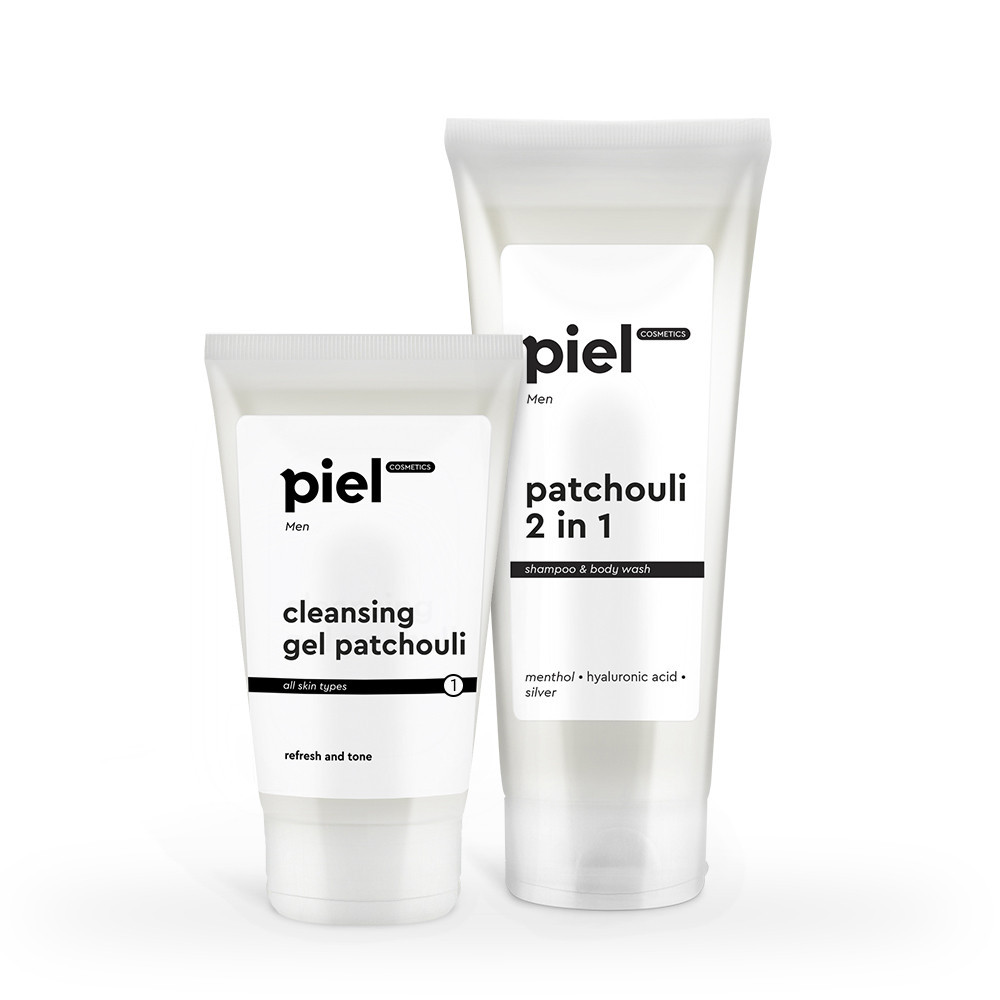 Чоловічий комплекс косметики для очищення шкіри обличчя та тіла MEN Piel, 150мл+250мл Дніпро - фото 1