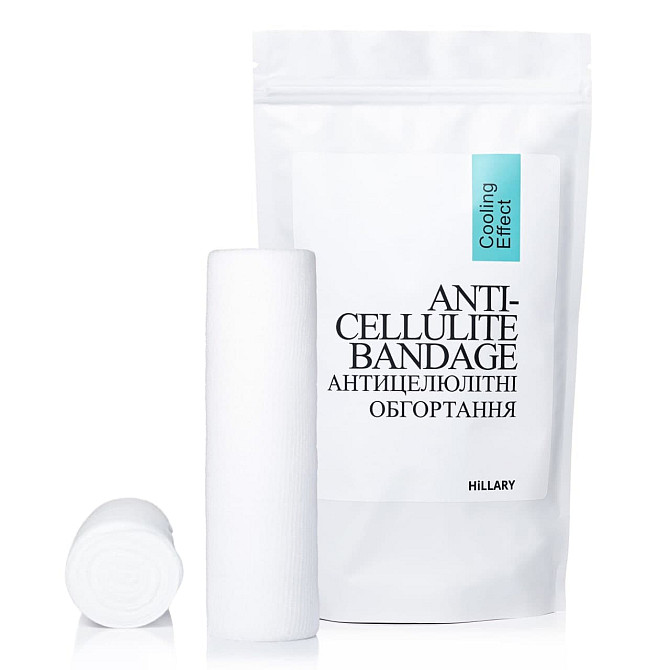 Антицелюлітні обгортання з охолоджувальним ефектом Anti-cellulite Bandage Cooling Effect Hillary Київ - фото 1
