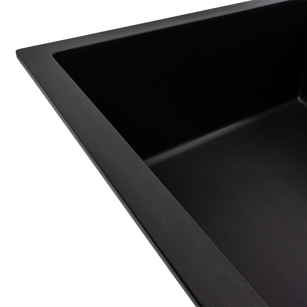 VALESO Кухонна мийка гранітна матова 7050 CASCADA VALESO чорна Киев - изображение 5