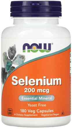 Селен Now Foods Selenium 200 мкг 180 вегетаріанських капсул Київ
