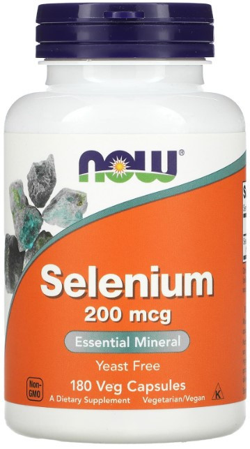 Селен Now Foods Selenium 200 мкг 180 вегетаріанських капсул Київ - фото 1