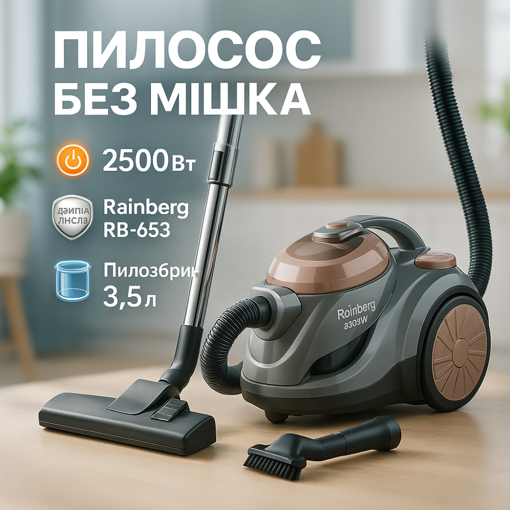 Хороший пилосос для прибирання в домашніх умовах, Потужний пилосос для чищення з фільтрацією AH-87 Львів - фото 19