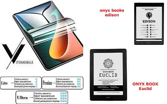 Полиуретановая пленка HyperClear Guard для onyx books edison, Euclid Киев