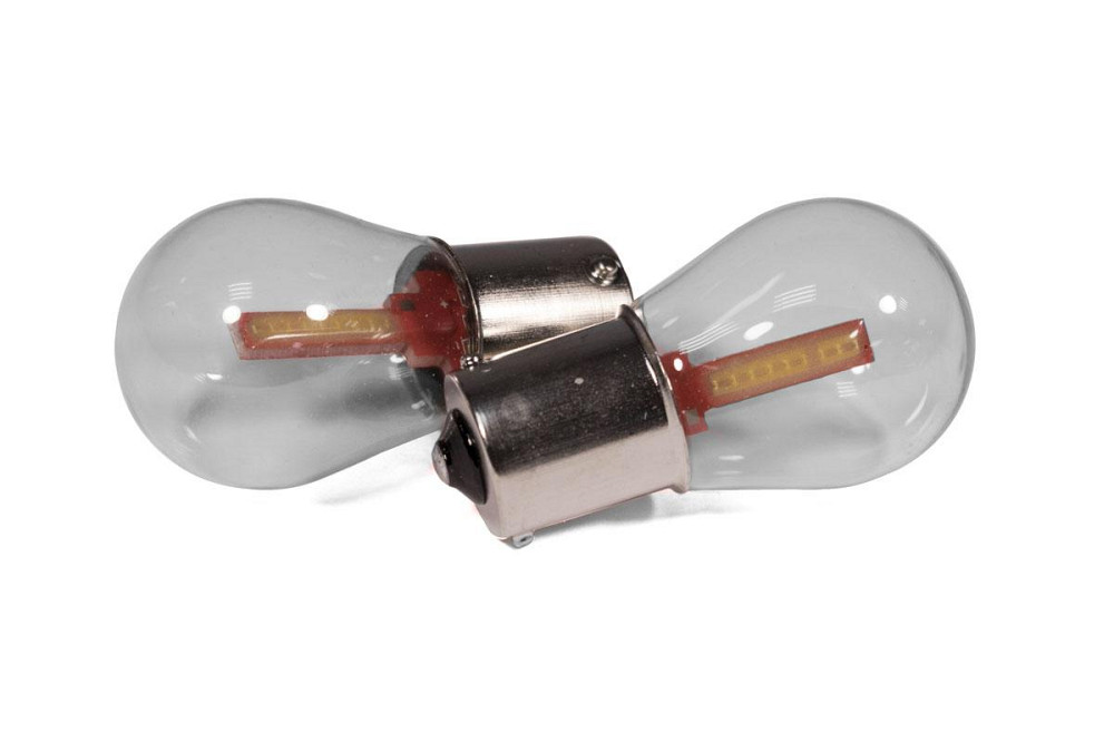 Світлодіодна лампа StarLight T25 18 chip СОВ 12 V WHITE FLASH у скляній колбі Харків - фото 2