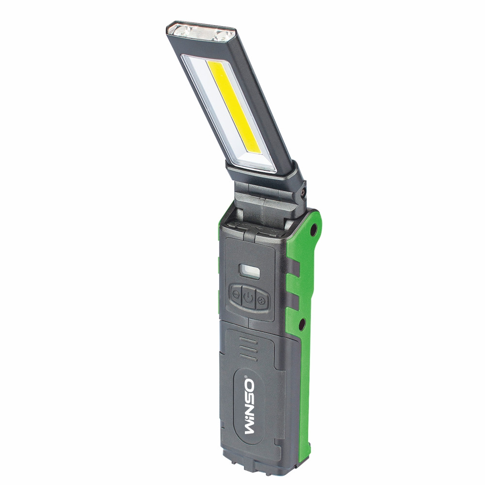 Ліхтар портативний Winso 400Lm, 5W COB+2x3W, 4000mAh, PowerBank білий Львів - фото 1