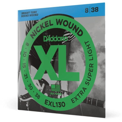 Струни для гітари D'Addario XL Nickel Wound Extra Super Light Plus (08.5-39) (EXL130+) Вінниця - фото 2