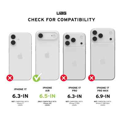 Чохол до мобільного телефона UAG iPhone 17 Air Metropolis LT Magsafe Kevlar Black (114520113940) Вінниця