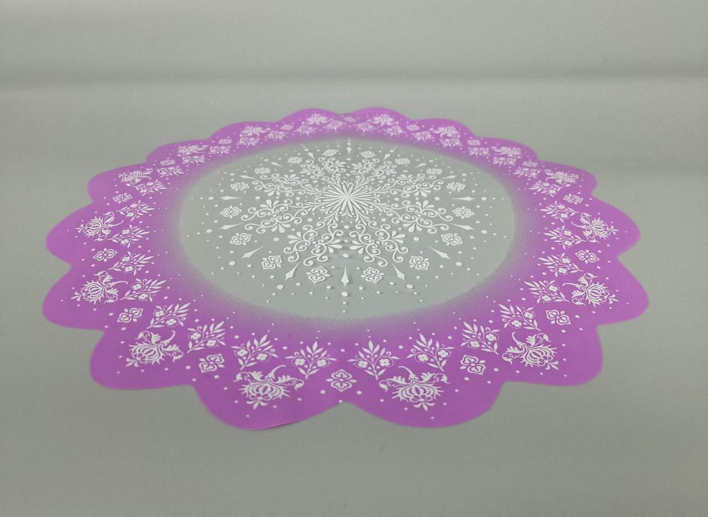 Серветка для квітів діаметром 40 см з рис, 100 шт No 332 (3) (100 шт.) Харків - фото 1