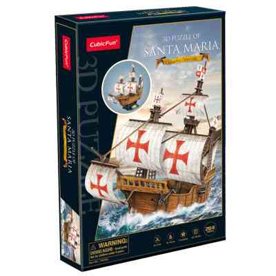 Пазл Cubic Fun 3D корабль Санта-Мария (T4038h) Винница