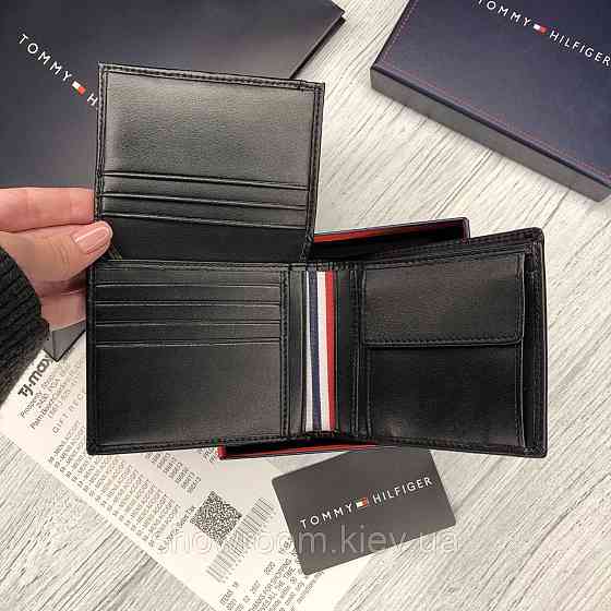 Чоловіче шкіряне портмоне (3303) подарункове паковання Київ