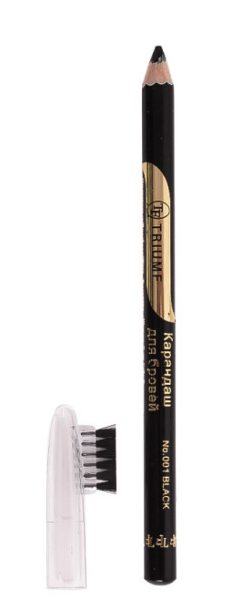 Карандаш для бровей Triumph №1 Black черный TF Триумф Запорожье - изображение 1