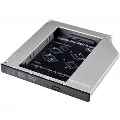 Фрейм-переходник Grand-X HDD 2.5'' to notebook 12.7 mm ODD SATA/mSATA (HDC-25N) Винница
