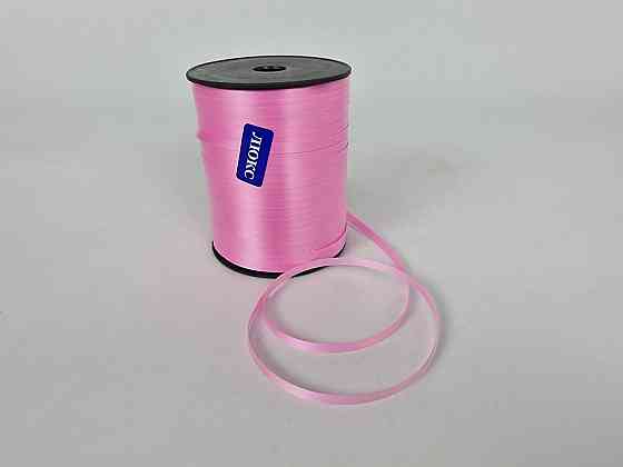 Стрічка для повітряних куль і подарунків 300 метрів рожева (1 пачка) Харків