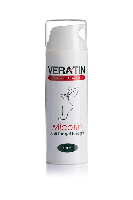 Гель противогрибковый для кожи и ногтей Micotin Anti-fungal feet gel(Микотин),Flosvita, Veratin Skin Care, 150мл. флакон Харьков - изображение 2