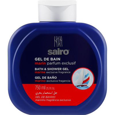 Гель для душу Sairo Bath And Shower Gel Винятковий морський аромат 750 мл (8433295049348) Вінниця - фото 1