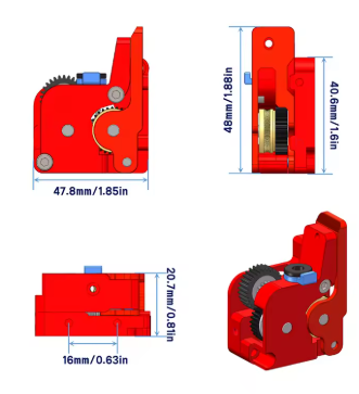 Оновлений екструдер для 3д принтерів K1 / K1C / K1 Max Київ - фото 2