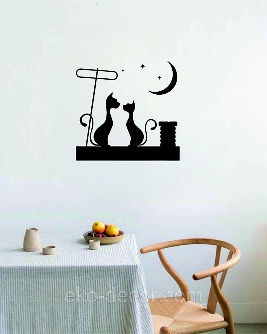 Декоративное настенное 3D Панно «Коты» Декор на стену с объемом Киев - изображение 6