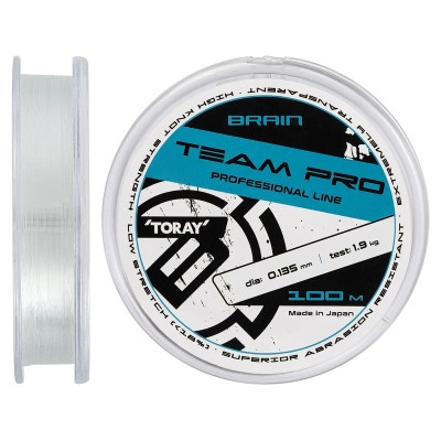 Леска Brain Team Pro 100m 0.135mm 1.9kg (1858.26.94) Винница - изображение 1