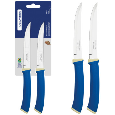 Набір ножів Tramontina Felice Blue Steak 127 мм 2 шт (23493/215) Вінниця - фото 4