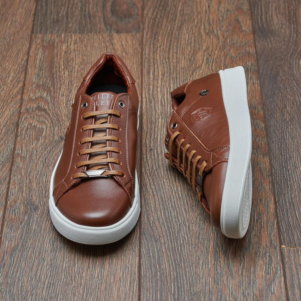 Чоловічі стильні шкіряні кеди М-84 р\б Харьков - изображение 6