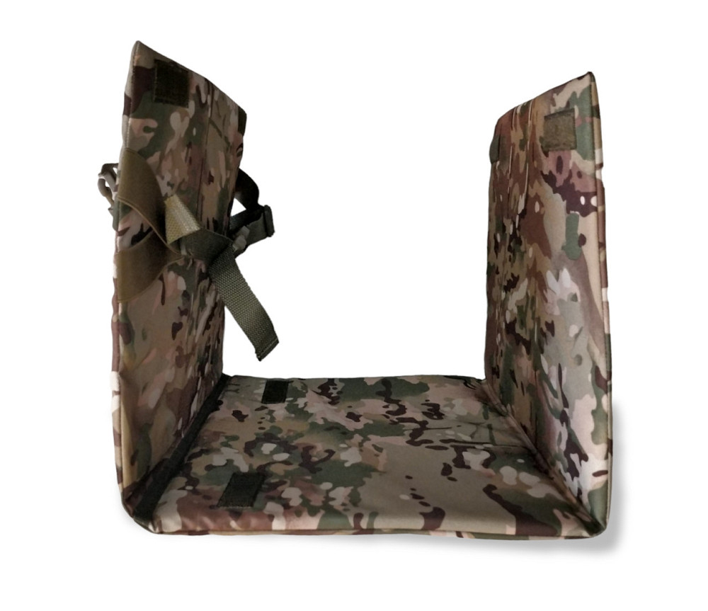 Сидушка потрійна каремат тактичний з кріпленням на РПС бронь і пояс складна коврик мультикам Одеса - фото 16