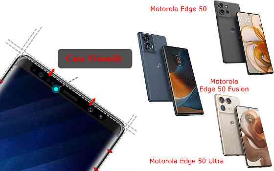 Защитное стекло HyperGlass Pro для Motorola Edge 50, Edge 50 Fusion, Edge 50 Ultra – максимальная Киев