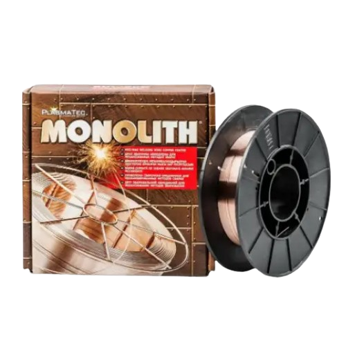 Дріт зварювальний d0,8мм 18 кг/уп G4Si1 (Св-08Г2С) Monolith Житомир - фото 1