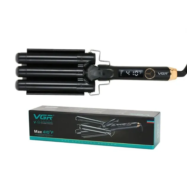 Потрійна плойка для волосся VGR V591 Одеса - фото 5