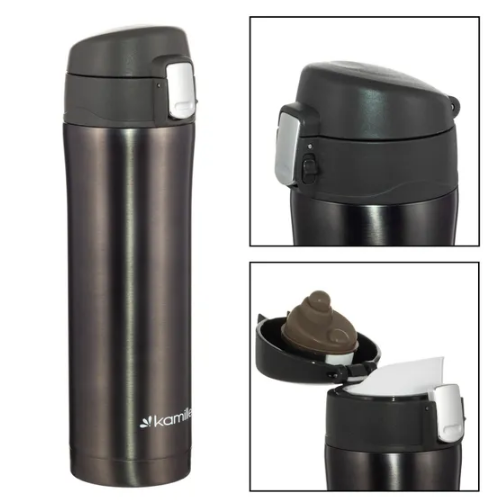 Термос 450мл нержавіюча сталь KAMILLE 2088 Житомир - изображение 5