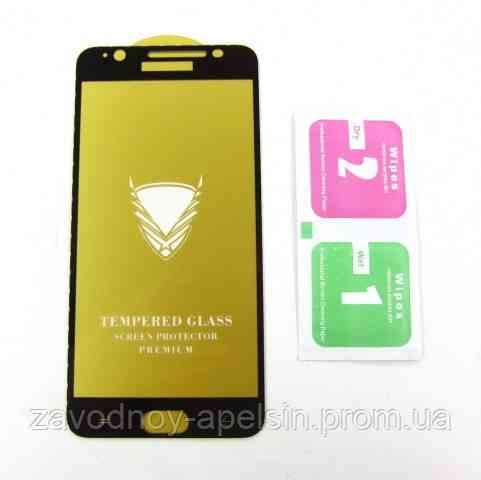 Захисне скло Samsung J7 Prime full GLASS повне Одеса