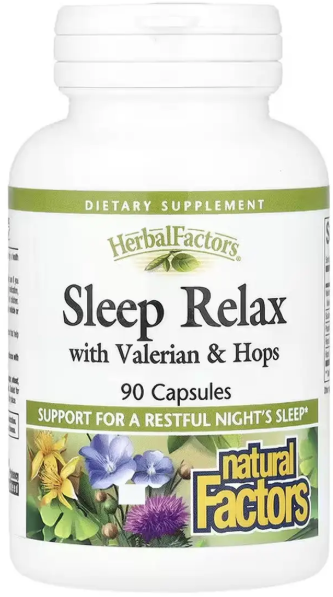 Засіб для сну Natural Factors Sleep Relax 90 капс Київ - фото 1
