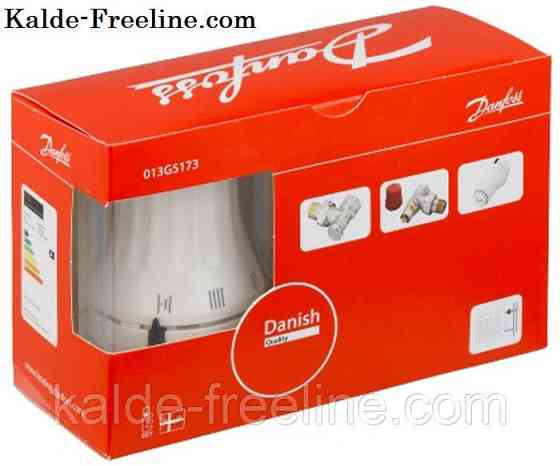 Комплект для радіаторів прямих кранів "Danfoss"з головкою термостатичної Харків