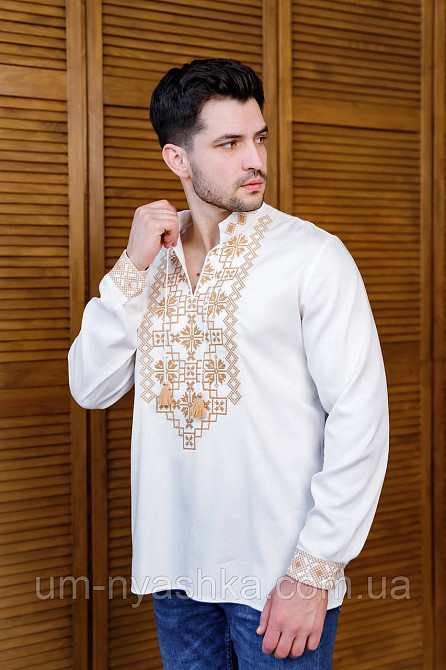 Чоловіча сорочка вишиванка Яромир Кривий Ріг - фото 1