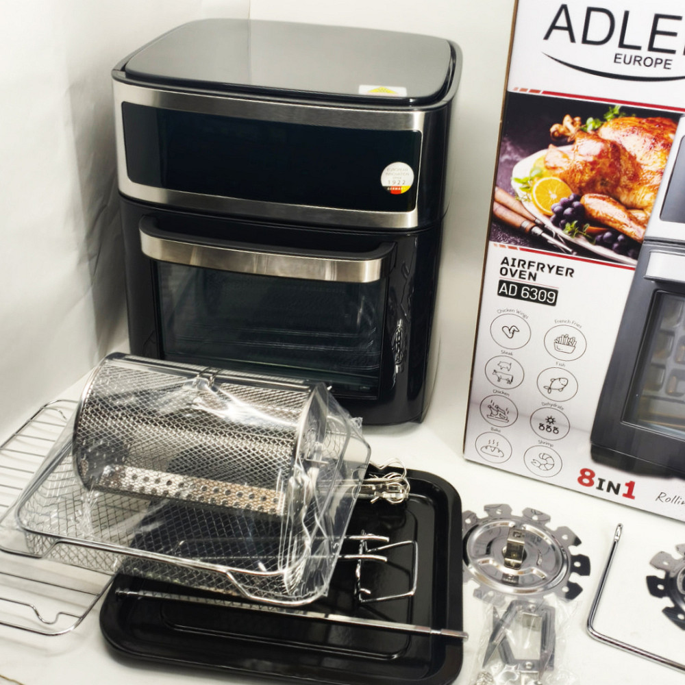 Електричні фритюрниці зі знімною чашею, Фритюрниця аерофритюрниця, Електричний аерогриль для кухні VR-56 Львів - фото 13